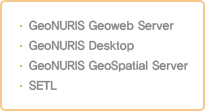 - GeoNURIS Geoweb Server
                        - GeoNURIS Desktop
                        - GeoNURIS GeoSpatial Server
                        - SETL
